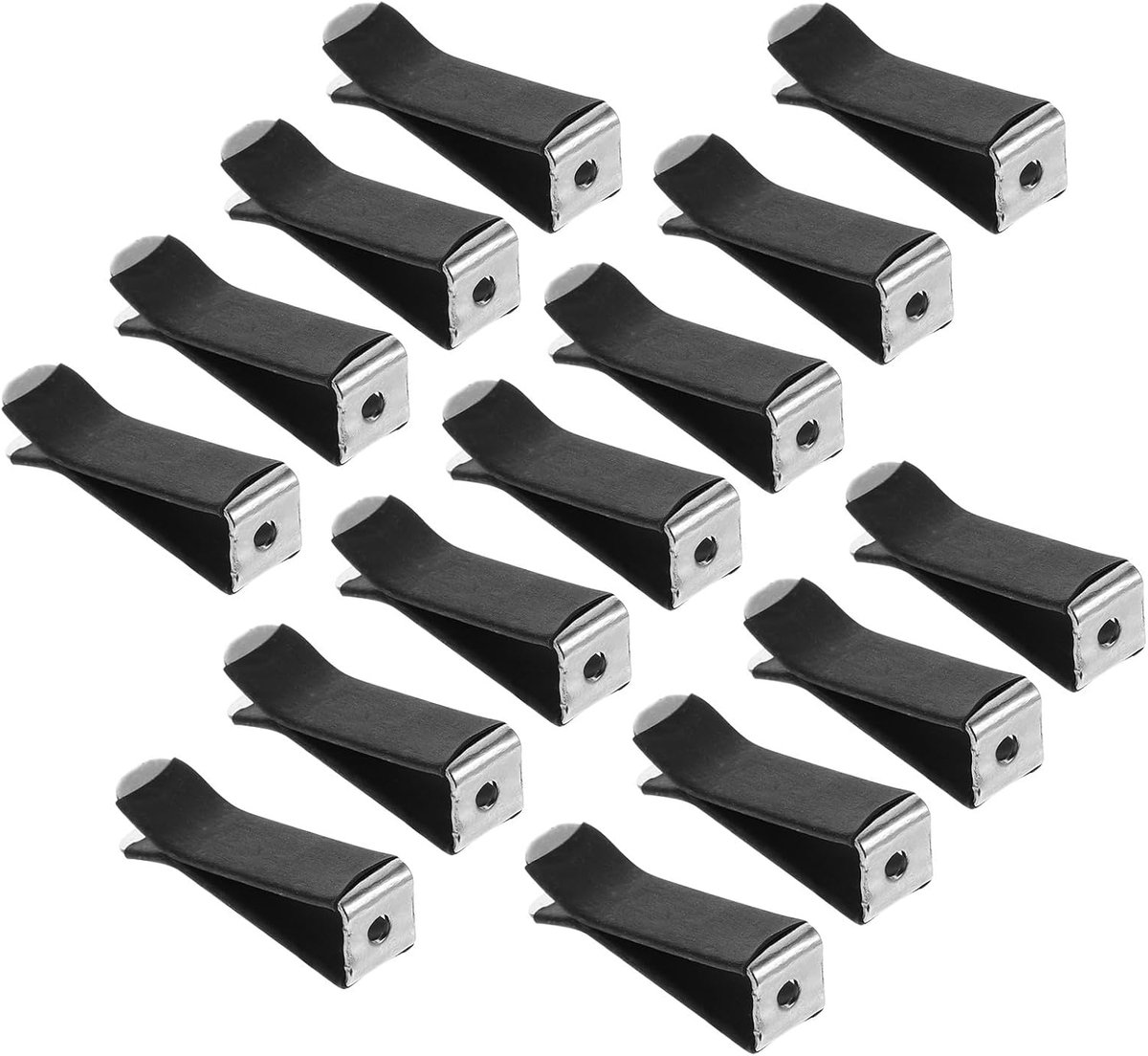 30 stuks auto-ventilatieklemmen van Ferromangan Arc-vorm, zwarte parfumclips voor de auto, luchtverfrisser houder voor - ShopVlot