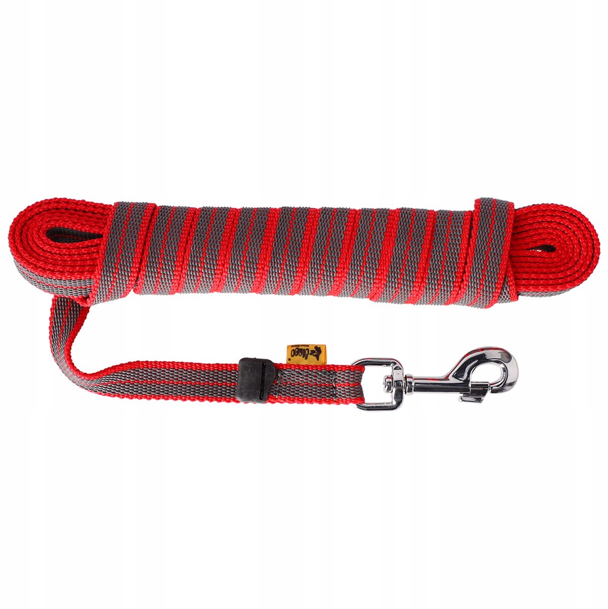Dingo Antislip Hondenlijn Rubber 2cm x 5m Rood - Zonder Handvat