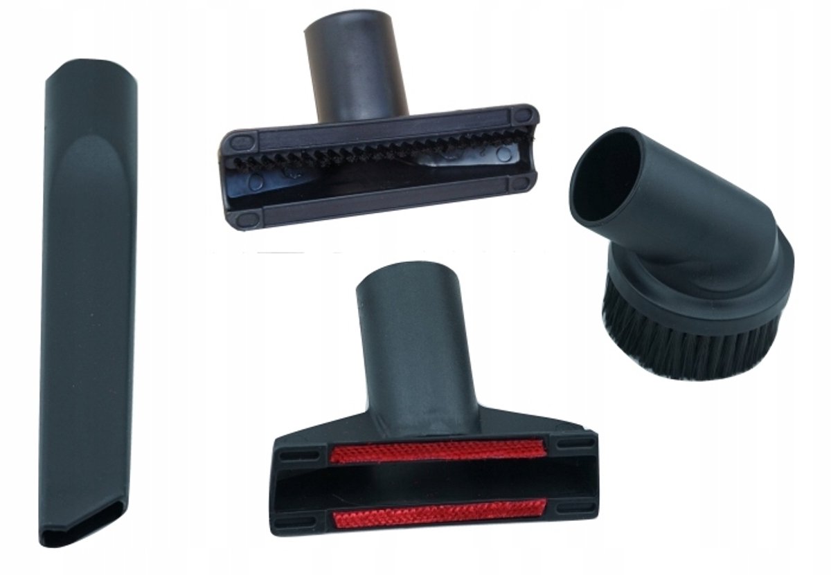 4-delige set stofzuigeraccessoires, 35mm aansluiting