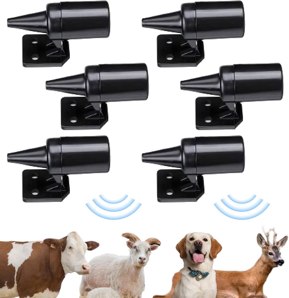 Ultrasone Dierenafweer voor Auto's - Zwart - Compact - Onderhoudsvrij en Ethisch - Voor Veiligheid op de Weg
