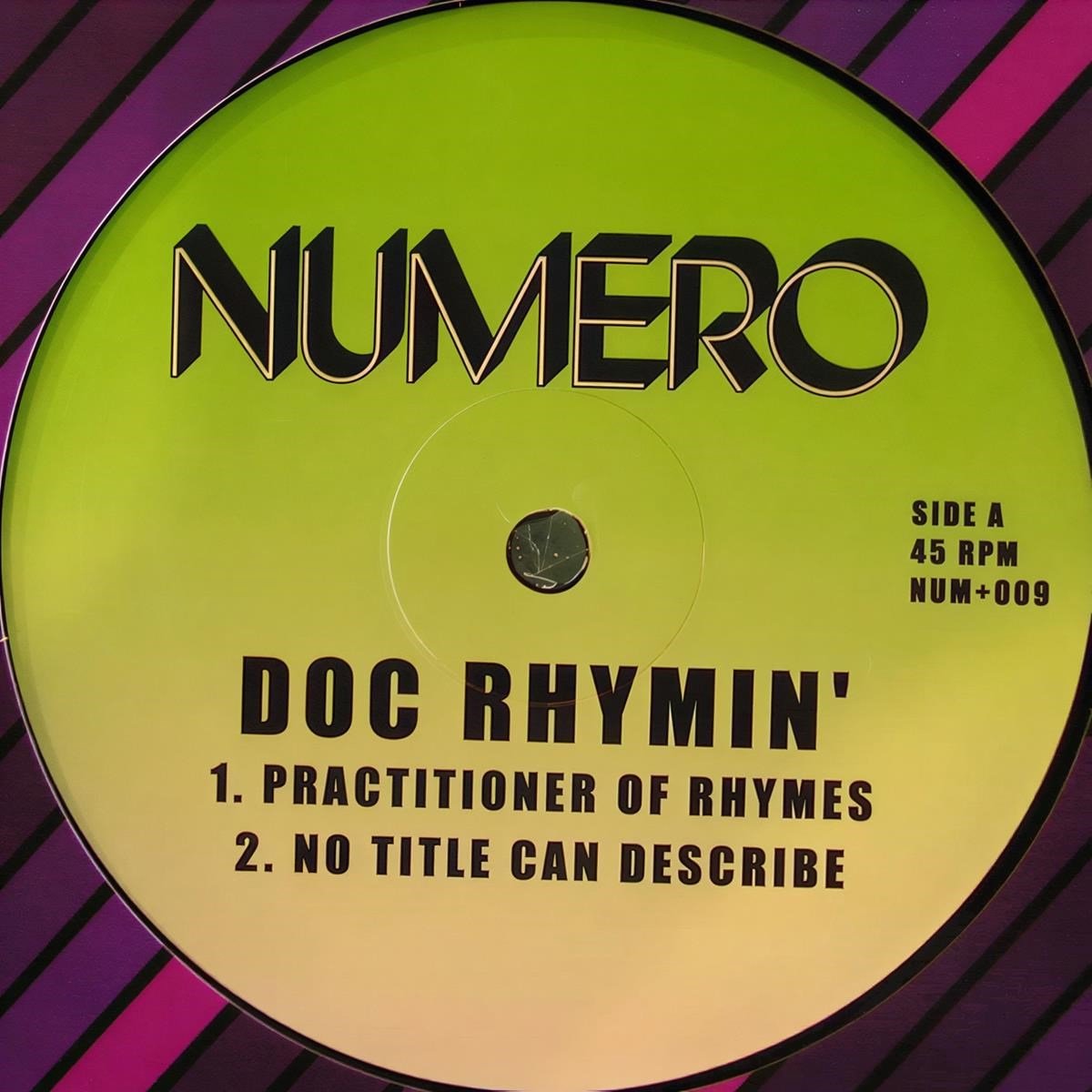 Doc Rhymin' - Dictionary Rap (12" Single)