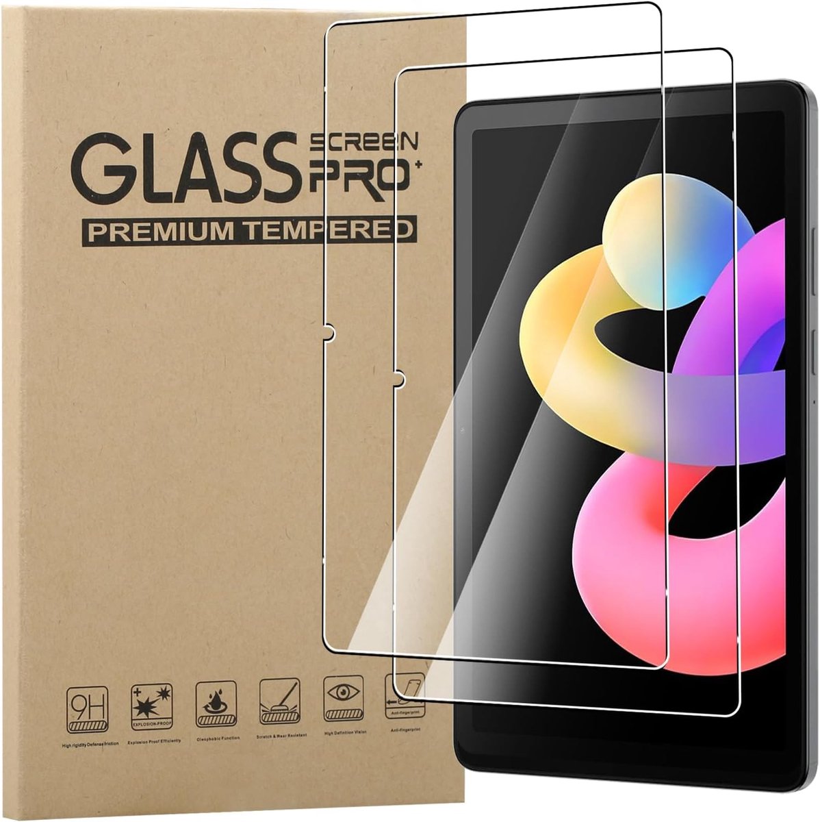 MEMELOKA Protective Film for TCL TAB 10L Gen 4 10.1 Inch High Sensitivity Anti-Bubble Anti-Fingerprint 9H Hardness - ShopVlot