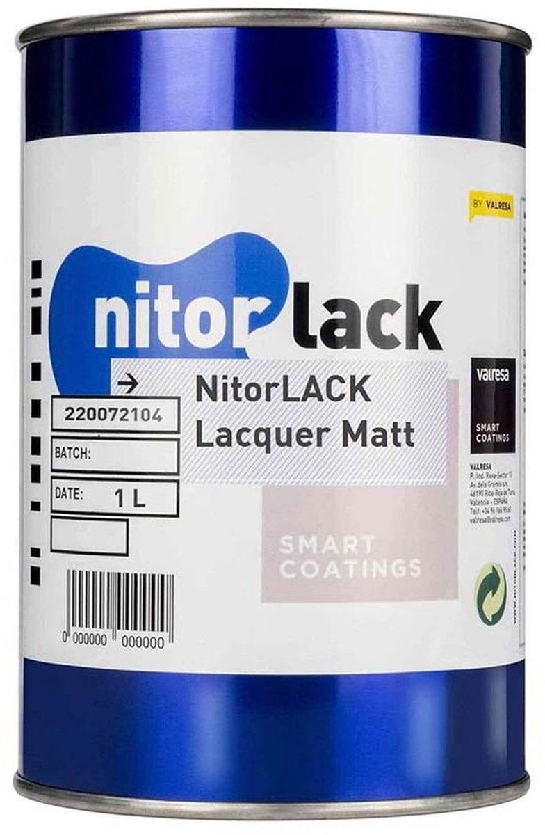NitorLACK N220072104 Matte Clear Lak voor Gitaar 1000ml