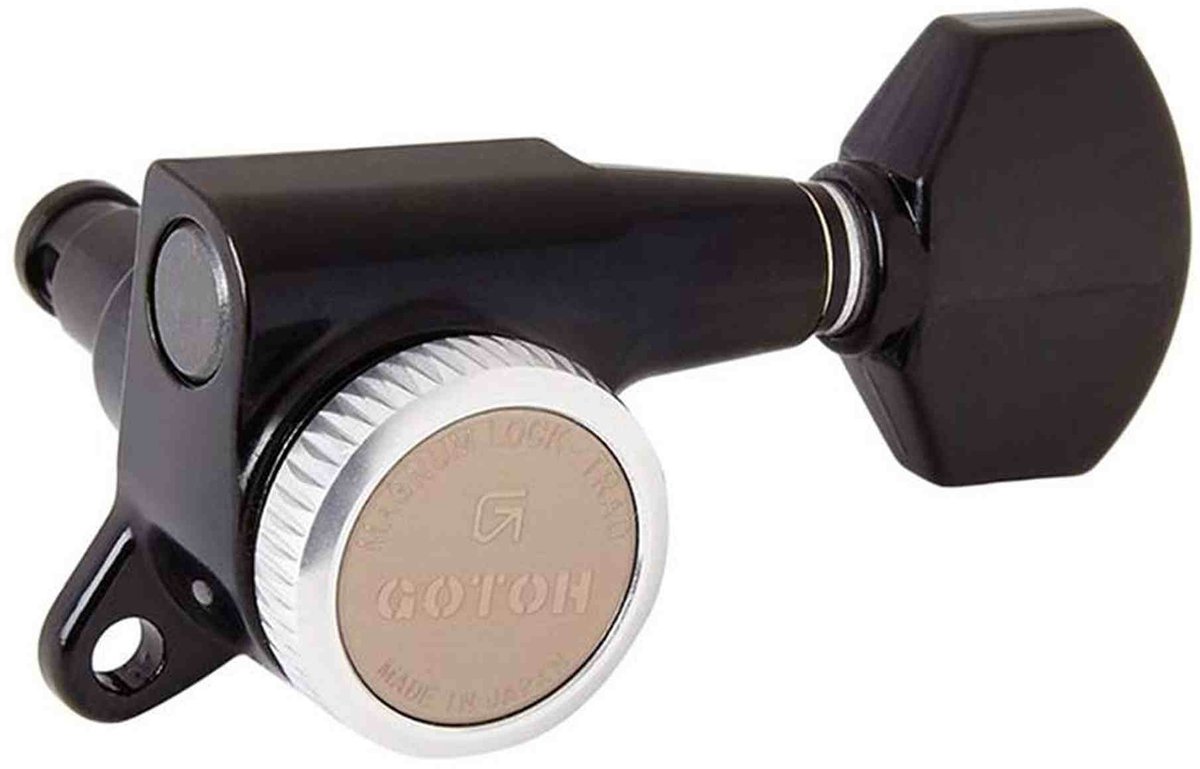 Gotoh SG381 07 MG-T Black locking stemmechanieken 3x3 (set van 6 stuks)