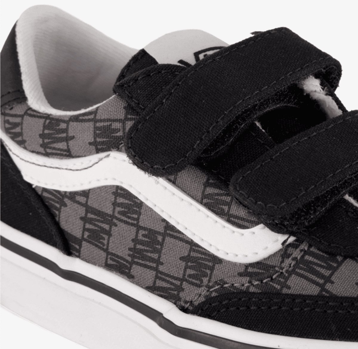 Vans Kids Sneaker Brooklyn Ls V Scribble Check 5 Zwart