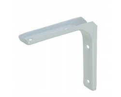 Witte Houten Plankdragers 10cm - Sterke Hoeksteunen