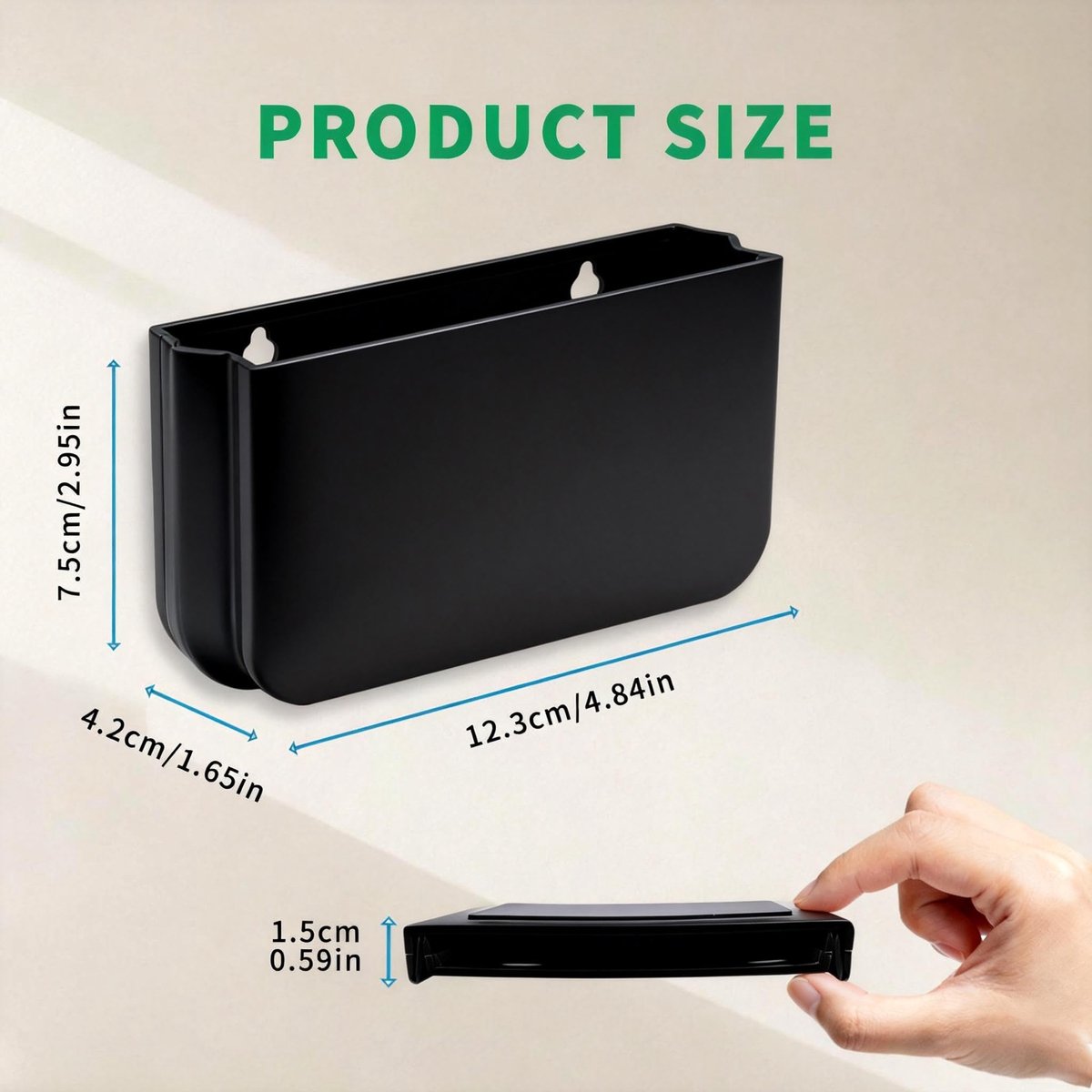 Magnetische pennenhouder opvouwbaar - zwart - markeerorganizer - ideaal voor whiteboard en koelkast - ShopVlot