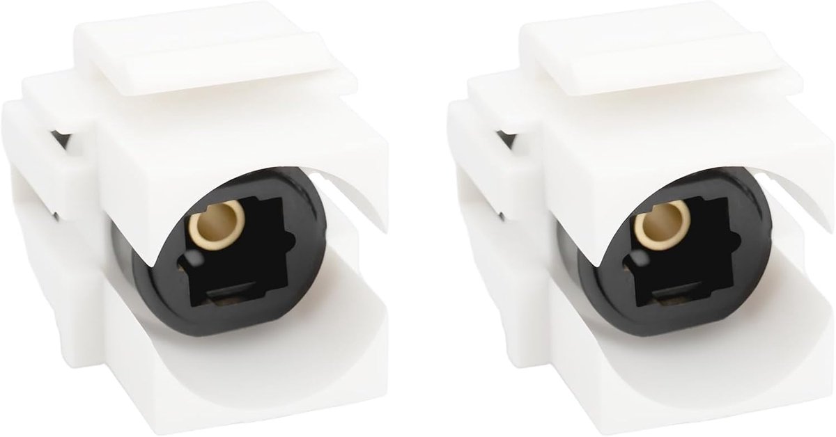 Toslink keystone koppeling - female-to-female - voor audioapparatuur - perfect voor verlenging - ShopVlot