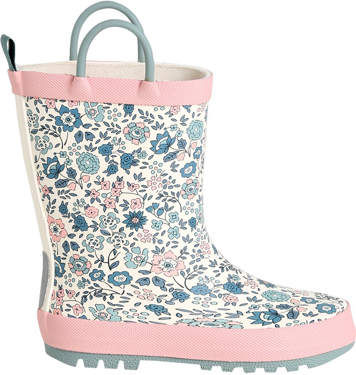 Vertbaudet Rubberen regenlaarzen met print voor kinderen kleutercollectie Creme
