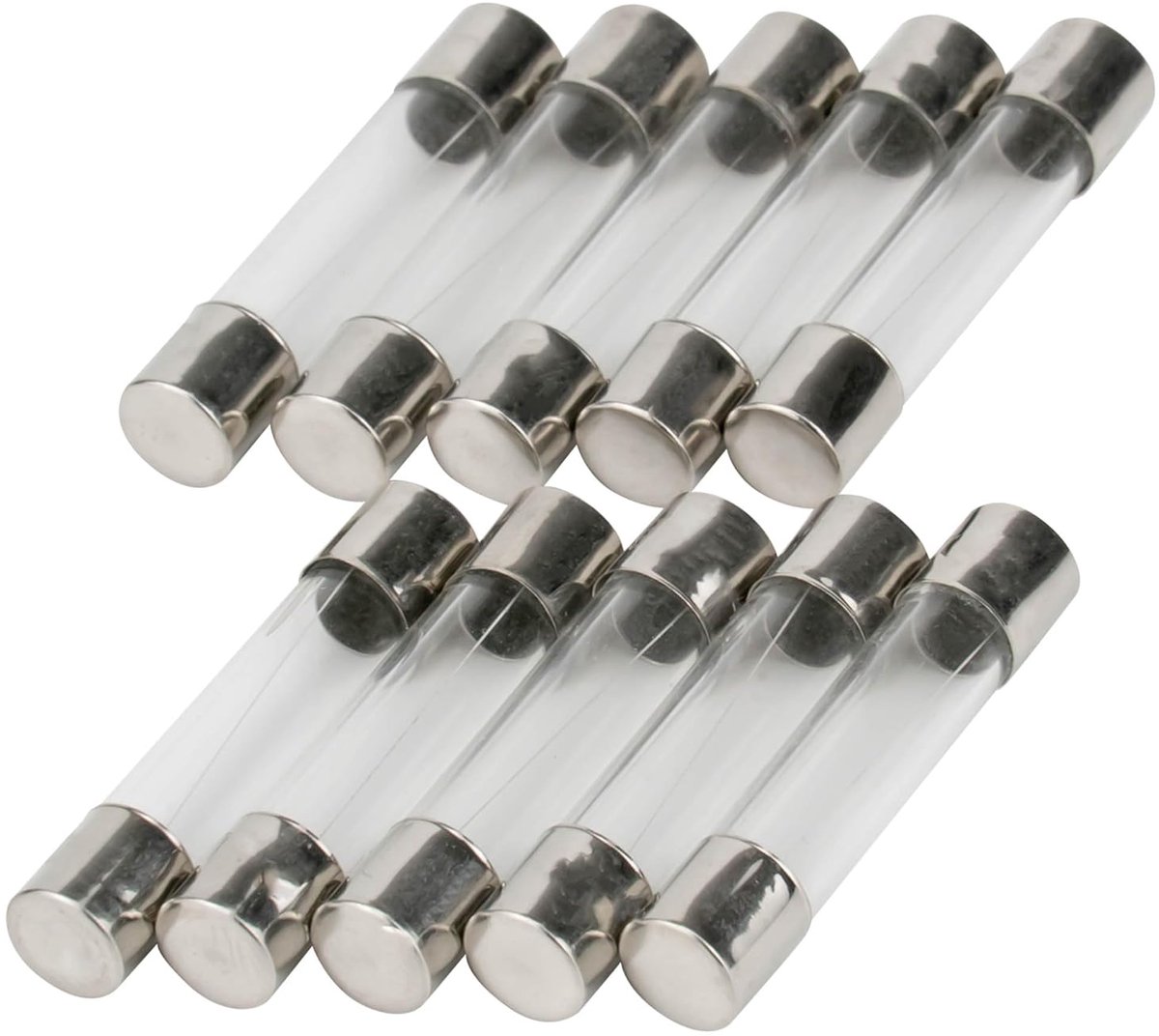 Fusible elementen 6.3 A - Glas - Langzame werking - Betrouwbare bescherming voor elektrische apparatuur - ShopVlot