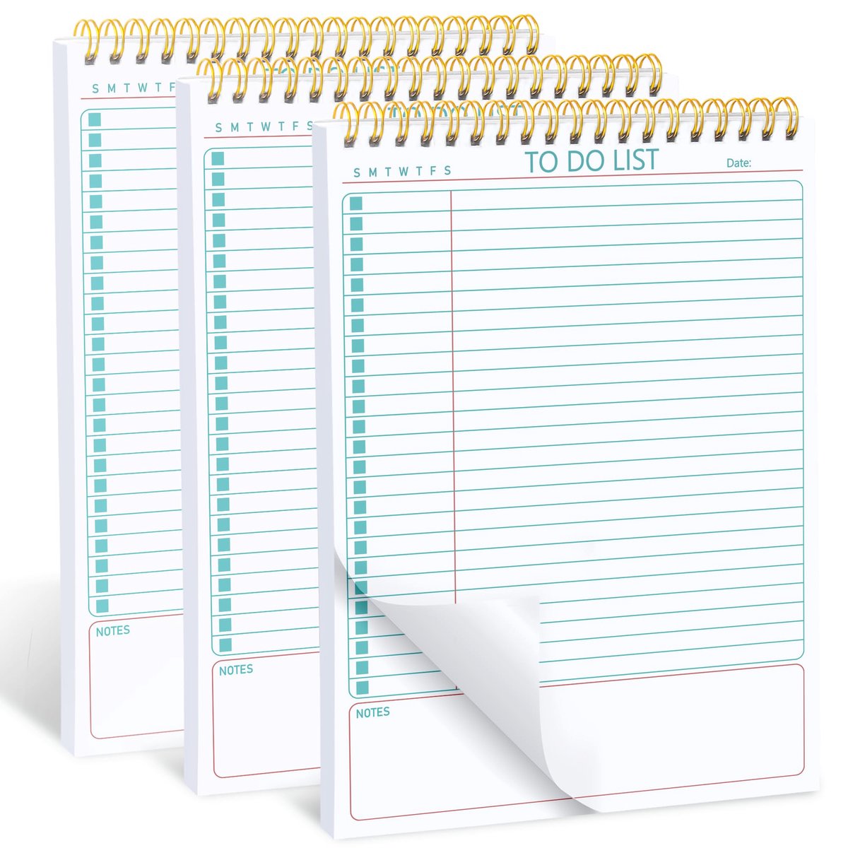 Takenlijst notitieboek A5 - spiraal - ongedateerd - perfecte planner voor werk en studie - ShopVlot