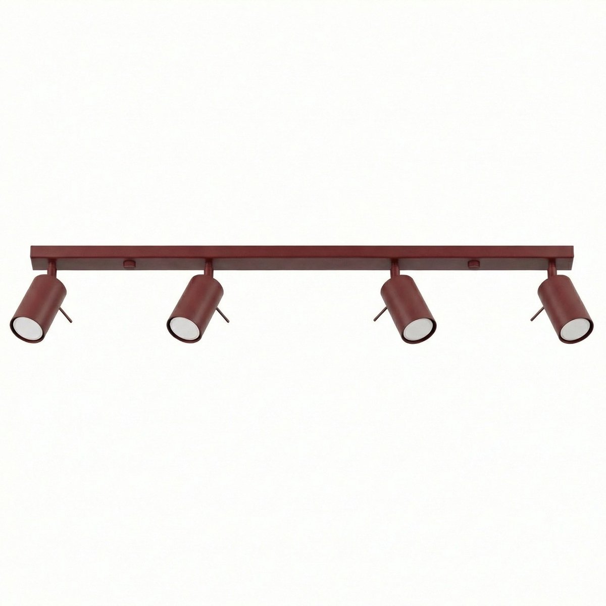 Sollux Lighting Plafondlamp RING - GU10 - bordeaux - staal - 80x6x16cm