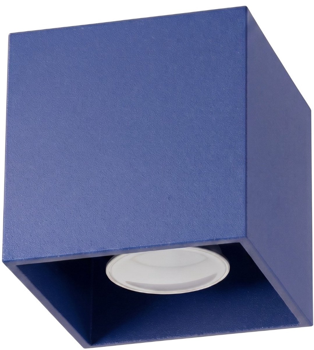 Sollux Lighting Plafondlamp Quad - GU10 - ultramarijn - aluminium - 10x10x10cm