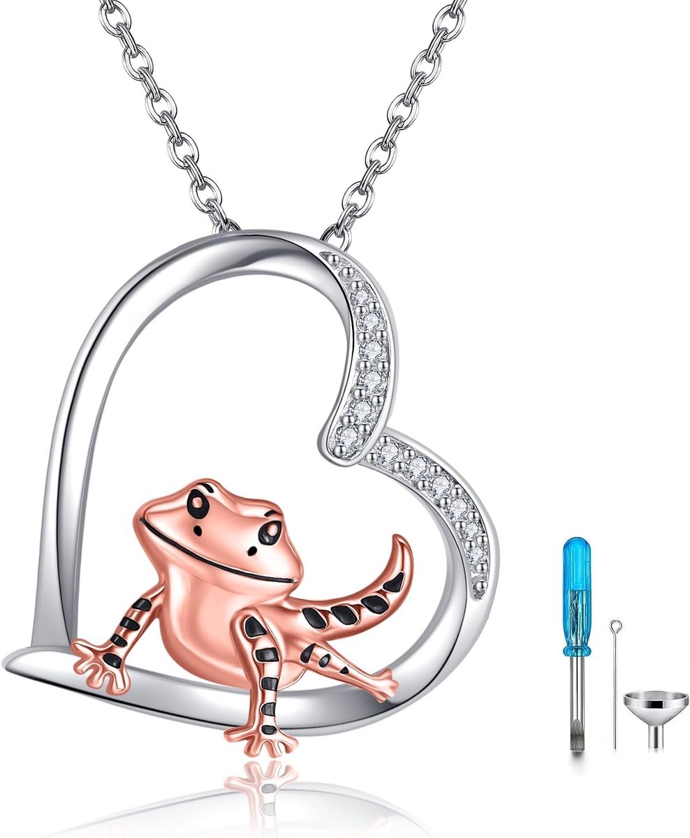 Urn ketting voor as - sterling zilver - crematie sieraad - troost en herinnering - ShopVlot