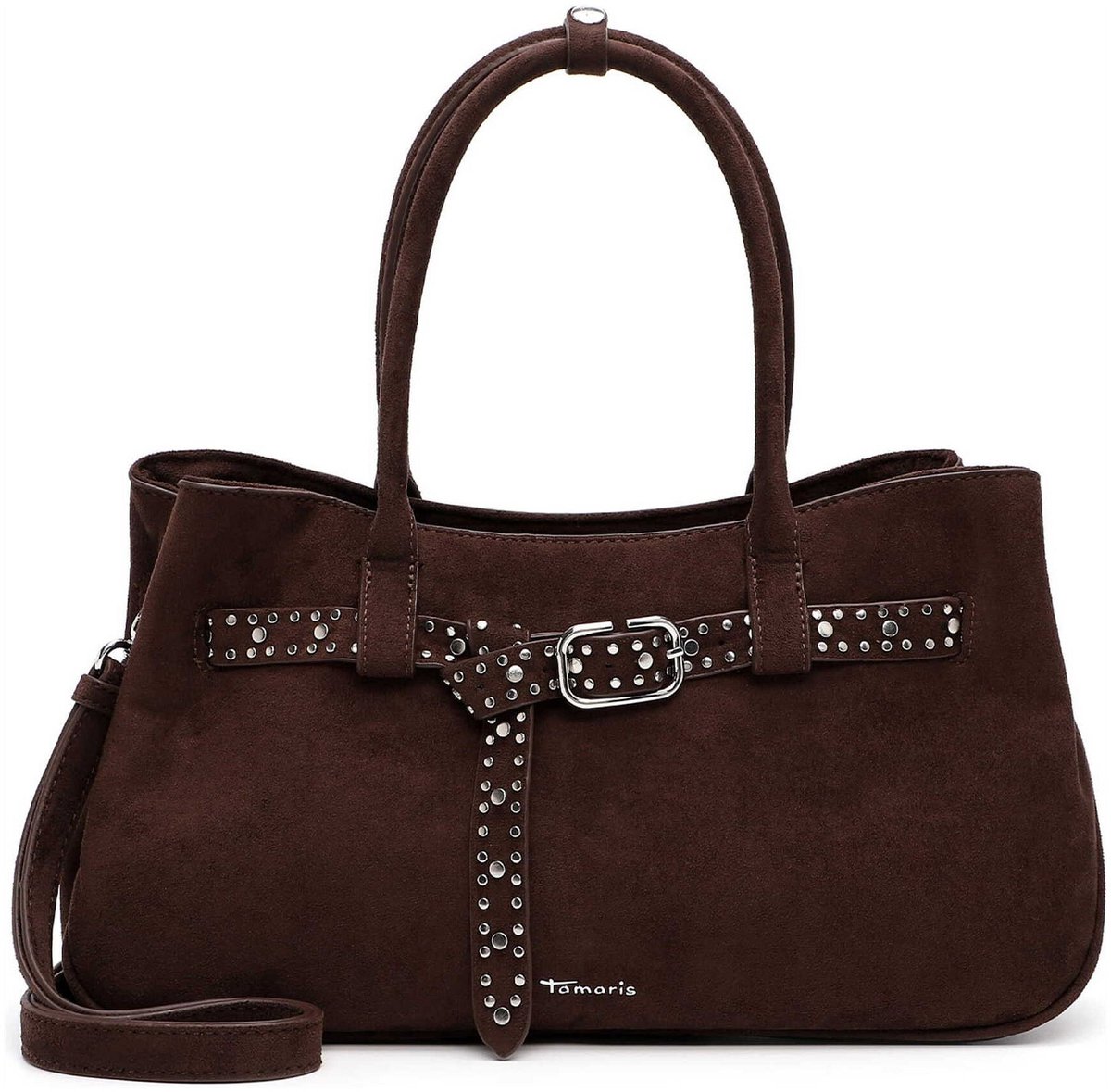 Tamaris schoudertas Melina SC Cityshopper Brown donkerbruin