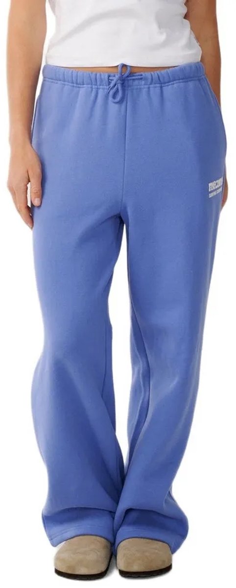 Rip Curl Surf Puff Wide Leg Trackpant - Mid Blue