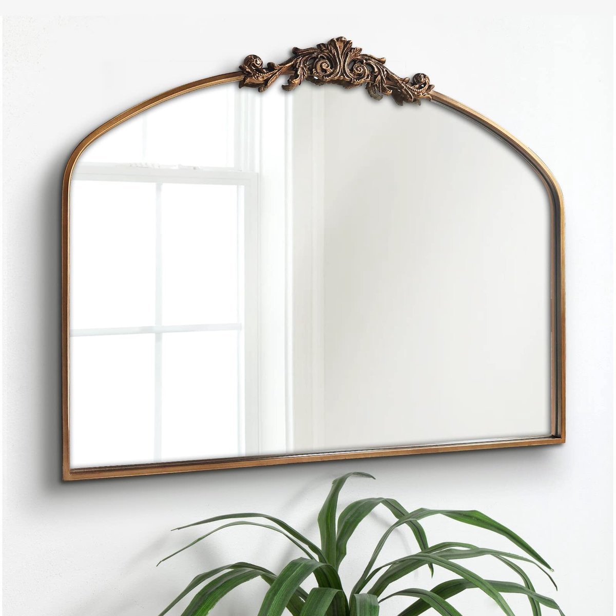 Solidchoice - Gouden Boogspiegel voor Muurdecoratie