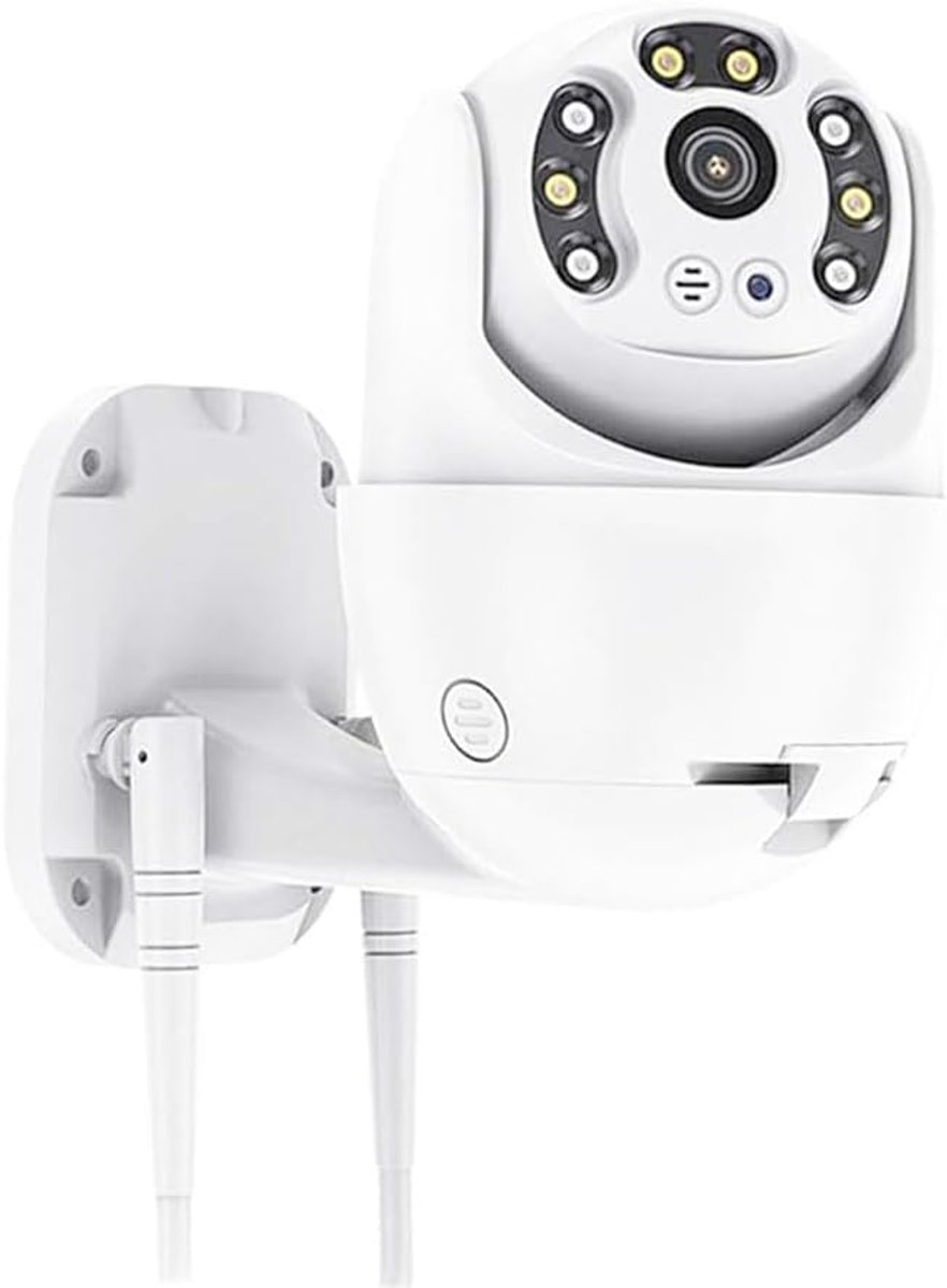 Draadloze WiFi-beveiligingscamera voor binnen en buiten – 1080p videobewaking – waterdicht met nachtzicht