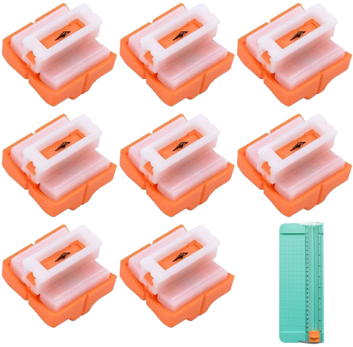 Solidchoice - Set van 8 Vervangende Veiligheidsbladen voor Paper Cutter