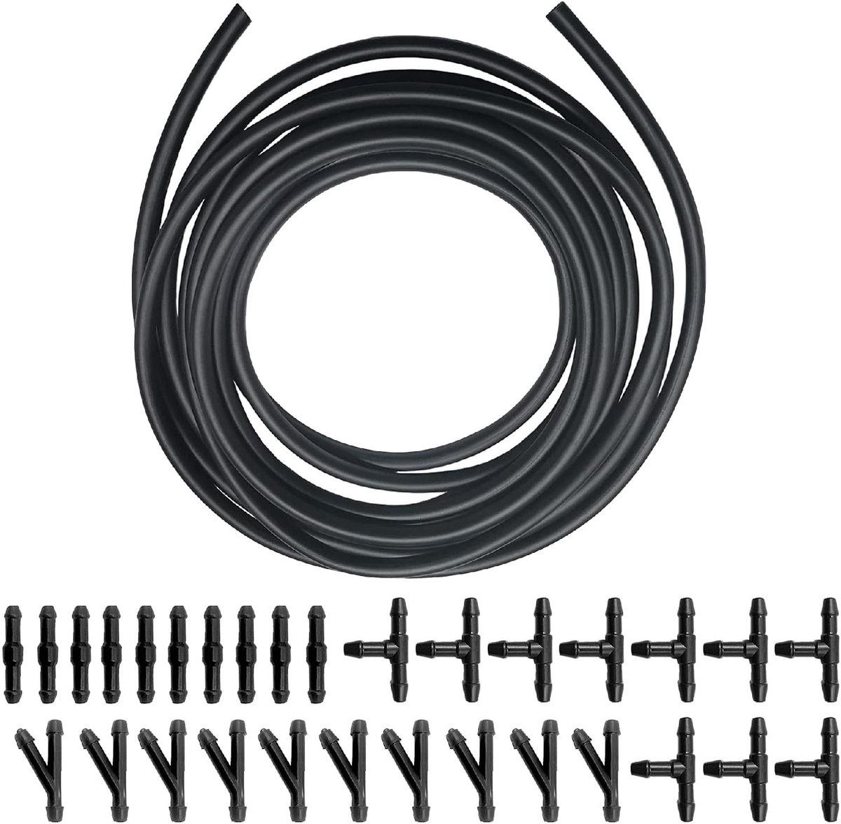 Solidchoice - Universele Windscreen Washer Slang Reparatieset met 30 Connectoren