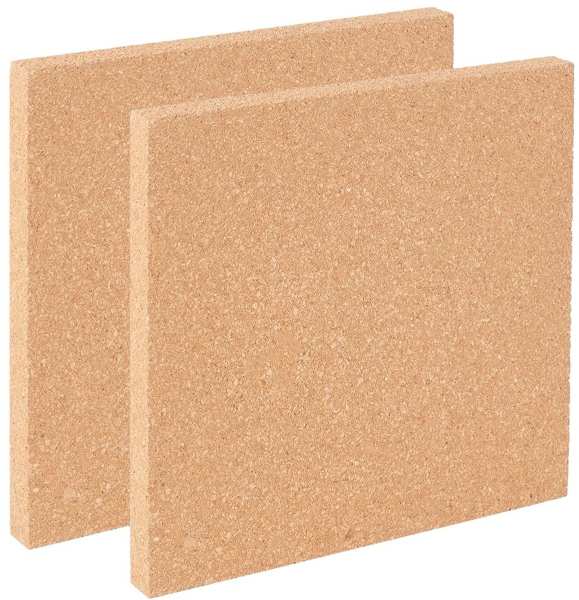 Solidchoice - Set van 2 Natuurlijke Kurkborden voor Wanddecoratie