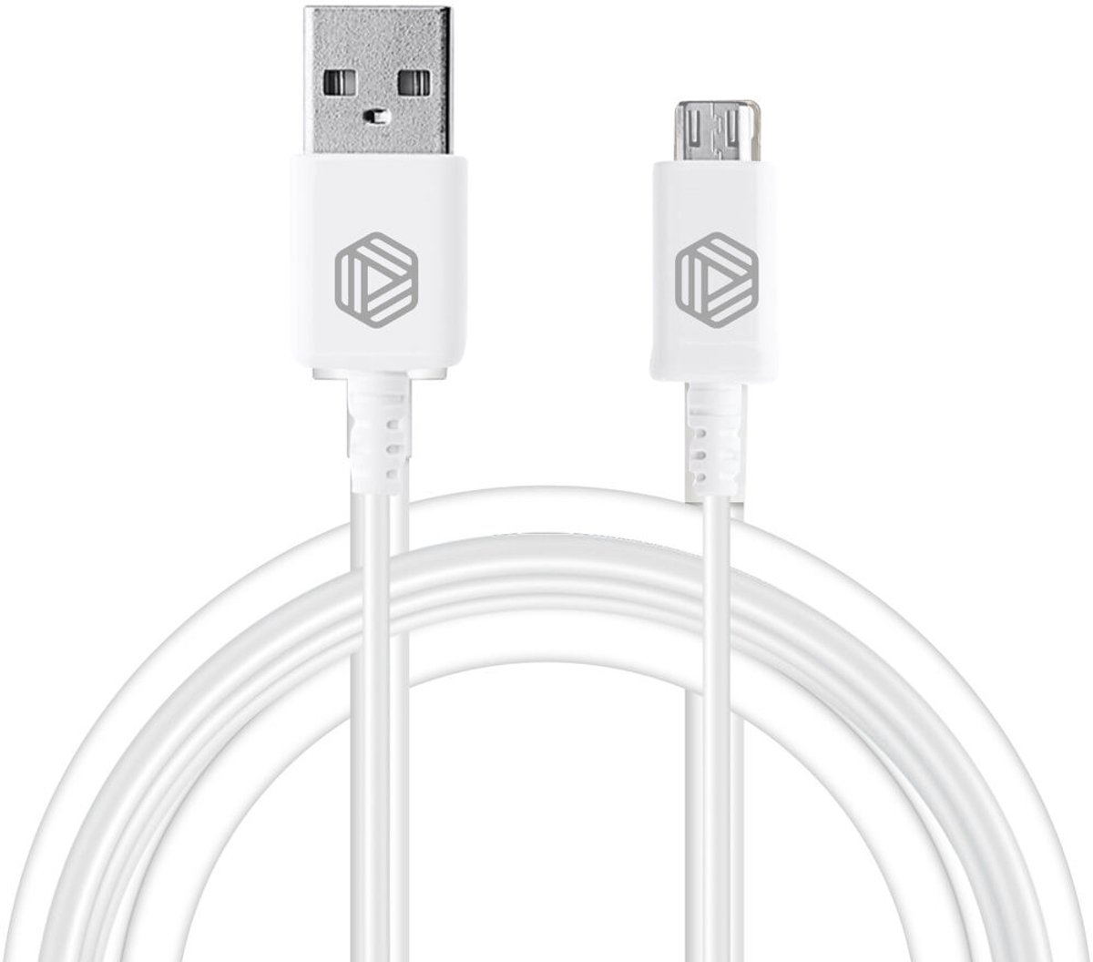 Micro-USB Cable - White, USB to Micro-USB 3m