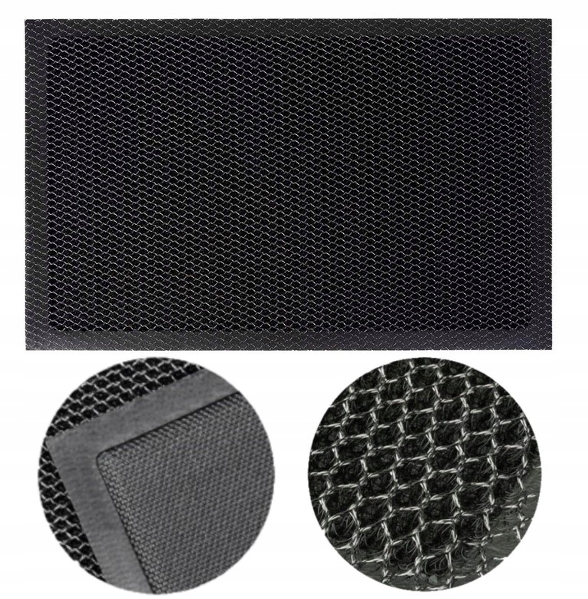 Instapmat Buiten PVC 3D Mesh 80x120cm - Antislip & Weerbestendig