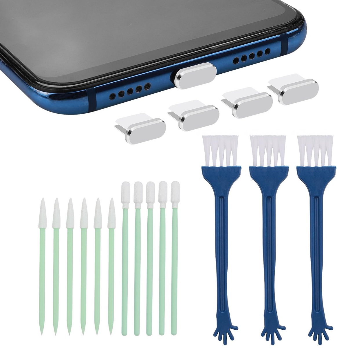 Solidchoice - 17-delige Reinigingsset voor Smartphones en USB C