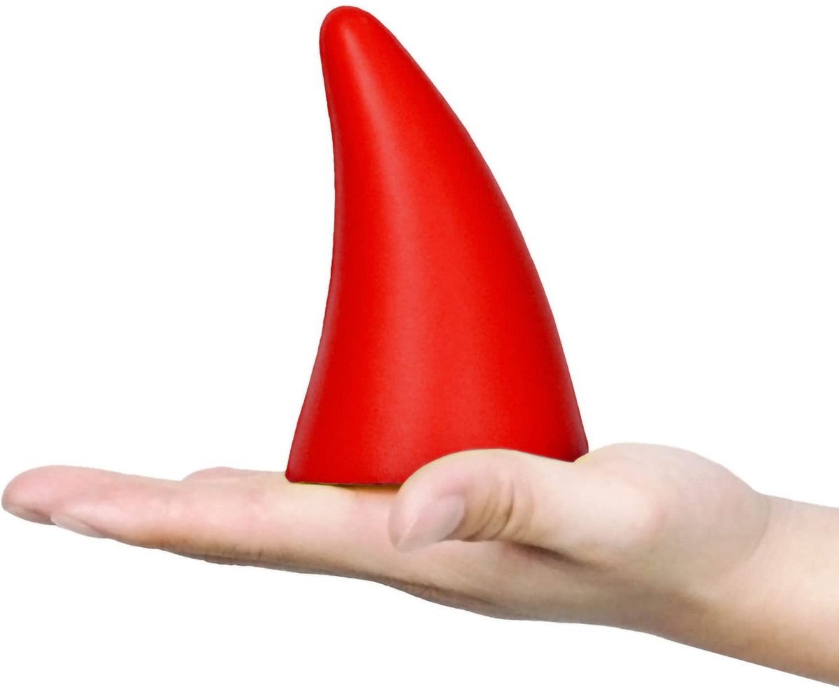 Solidchoice - 3D Demon Horn Decoratie voor Auto met Zacht Schuim