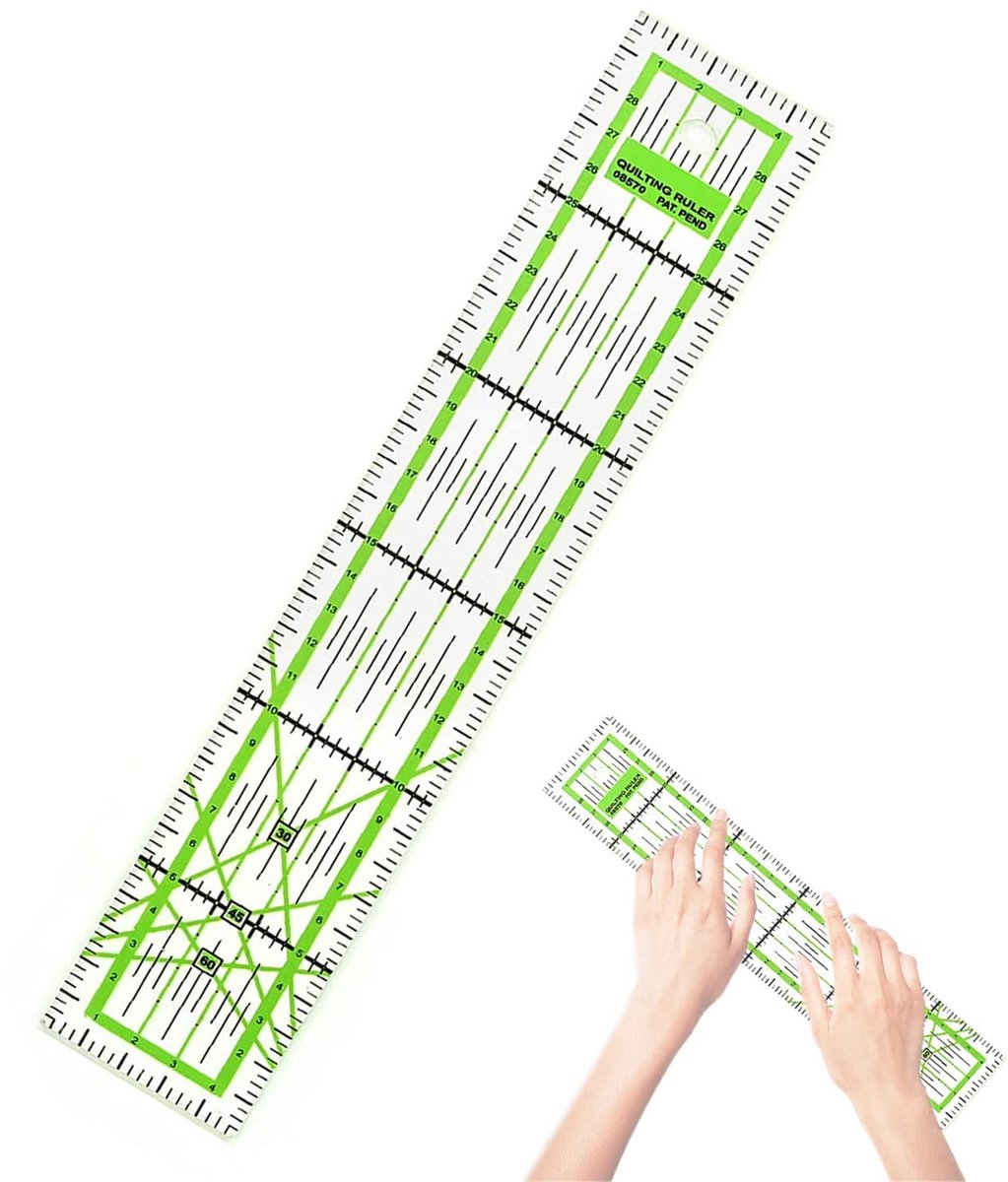 Solidchoice - Hot Zoom Liniaal voor Quilting en Naaien