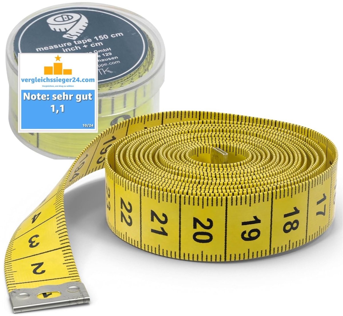 Solidchoice - Kleermakers Meetlint 2 in 1 CM + INCH 150 cm
