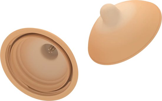 Emulait Flesspeen (2 stuks) - Kleur: Light - Maat: 2 - borstvormig - vervangende flesspeen - bpa-vrij van Emulait — afbeelding 3