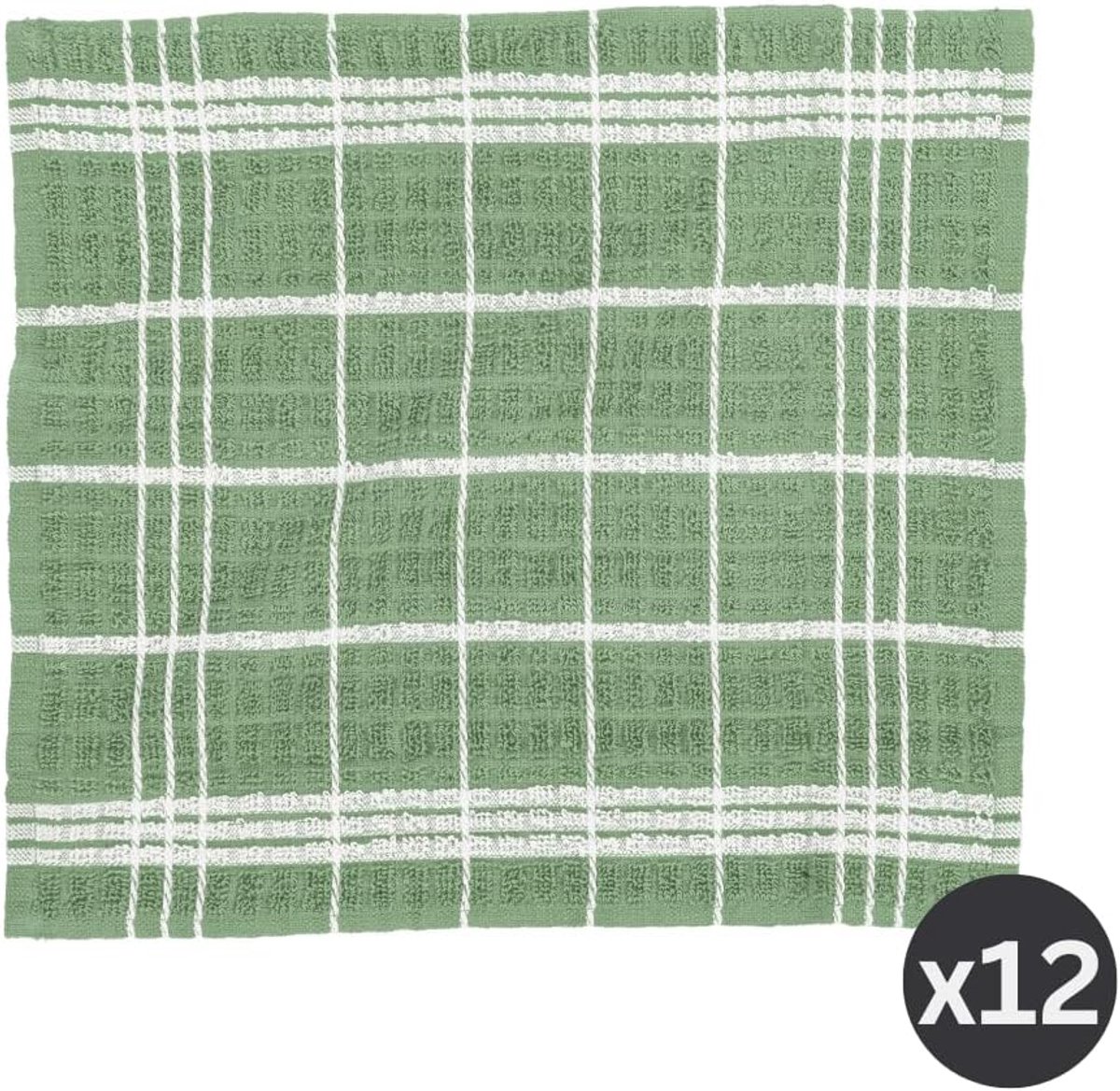 Tiseco Home Studio - Vaatdoek OMAN - SET/12-100% katoen - badstof - ultra-absorberend - sneldrogend - ShopVlot