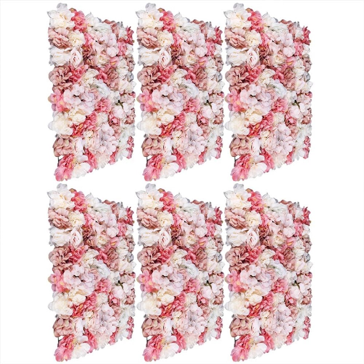 6 pieces plants, flowers, autumn, dahlia, rose, hydrangea, flowers, wall, crafts, wedding, street, floor, 40 x 60 cm - ShopVlot