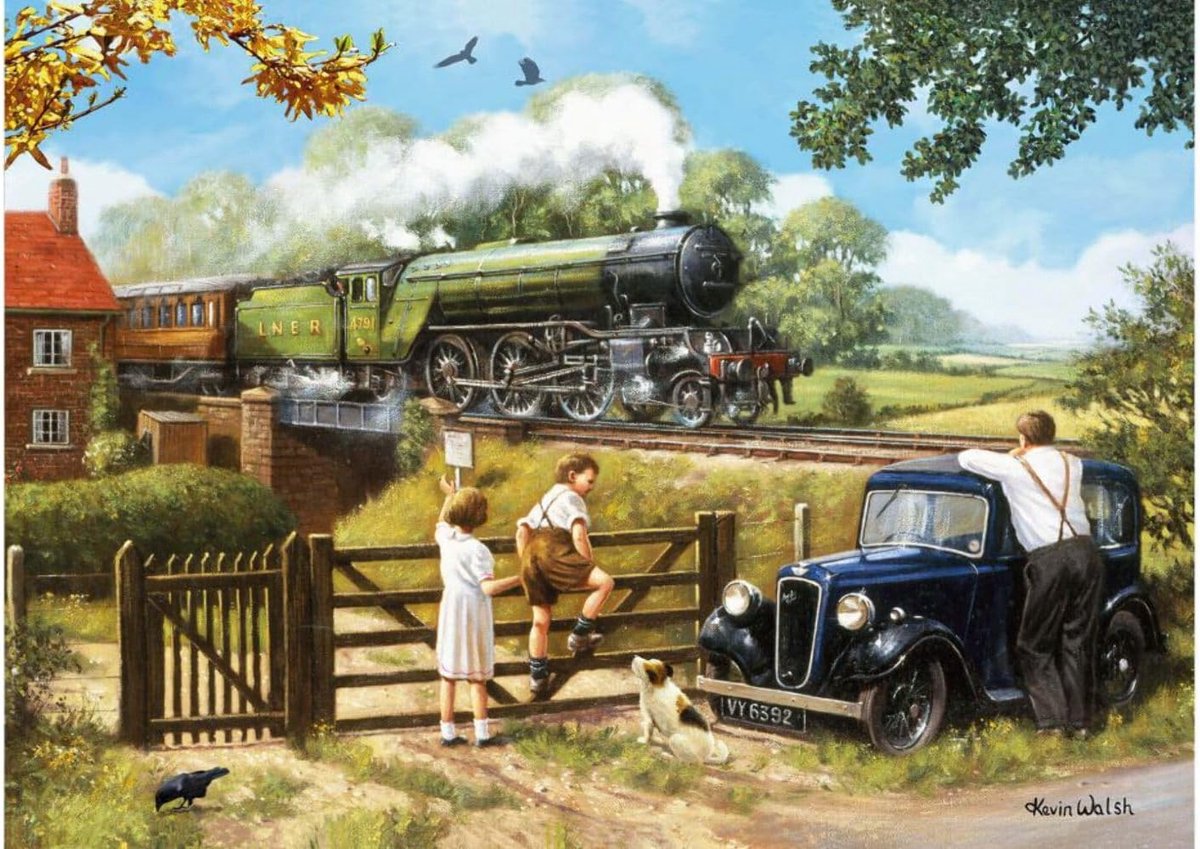 Kevin Walsh K33010 Nostalgia pass through 1000 pieces puzzle - ShopVlot