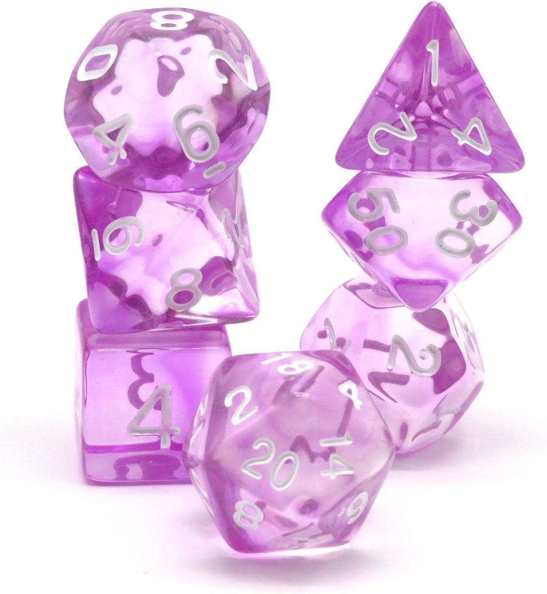 Foxglove Venom Polyset Dice - Dungeons and Dragons - Polyhedral & RPG Dice - D&D Dice - ShopVlot