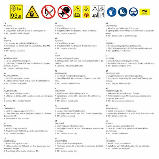 vidaXL - Grondfrees - benzine - 52 - cc van Merkloos	 — afbeelding 2