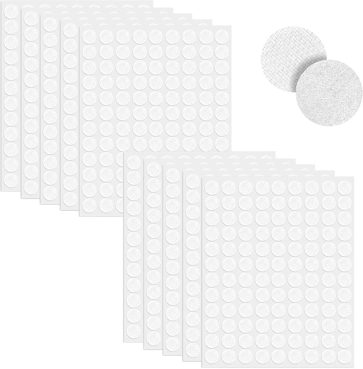 Solidchoice - Set van 540 Dubbelzijdige Ronde Stickers