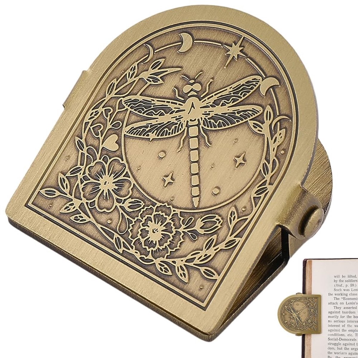 Solidchoice - Libelle Reizigers Notebook Clip - Vintage Bladwijzer