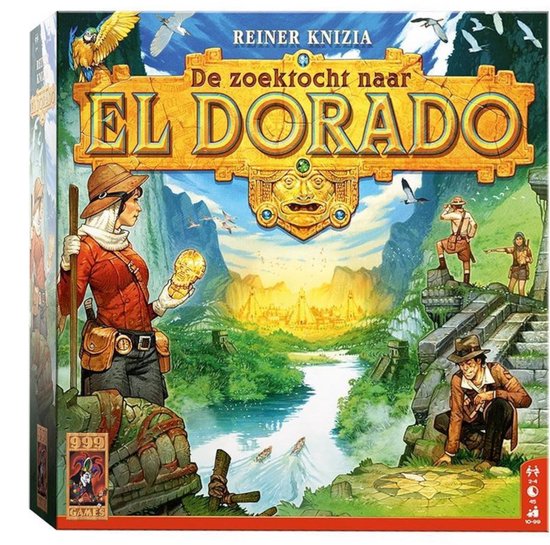 999 Games - De Zoektocht naar El Dorado - Bordspel -Basisspel - Familiespel - Gezelschapsspel