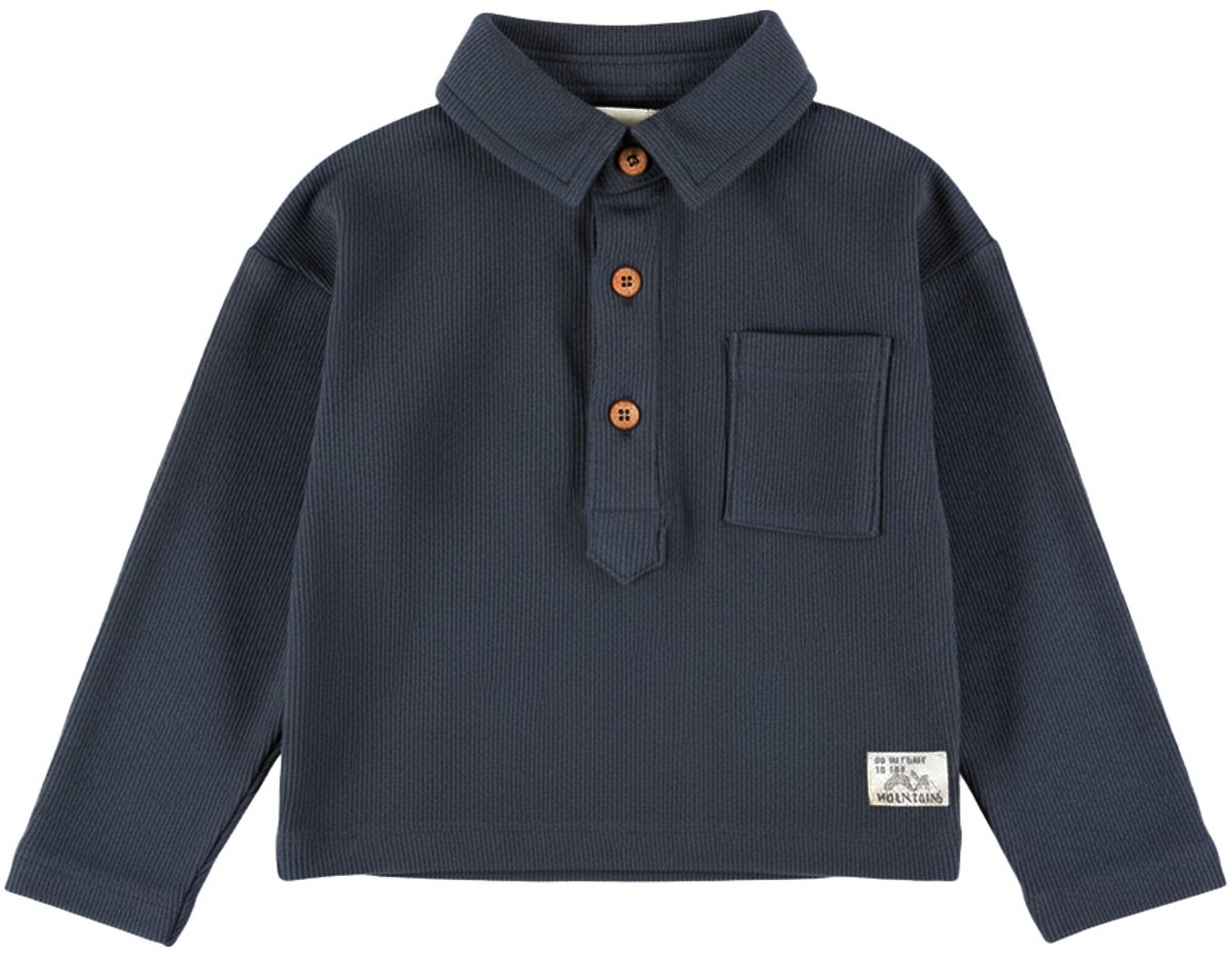 Dirkje Jongens Poloshirt - Blueberry