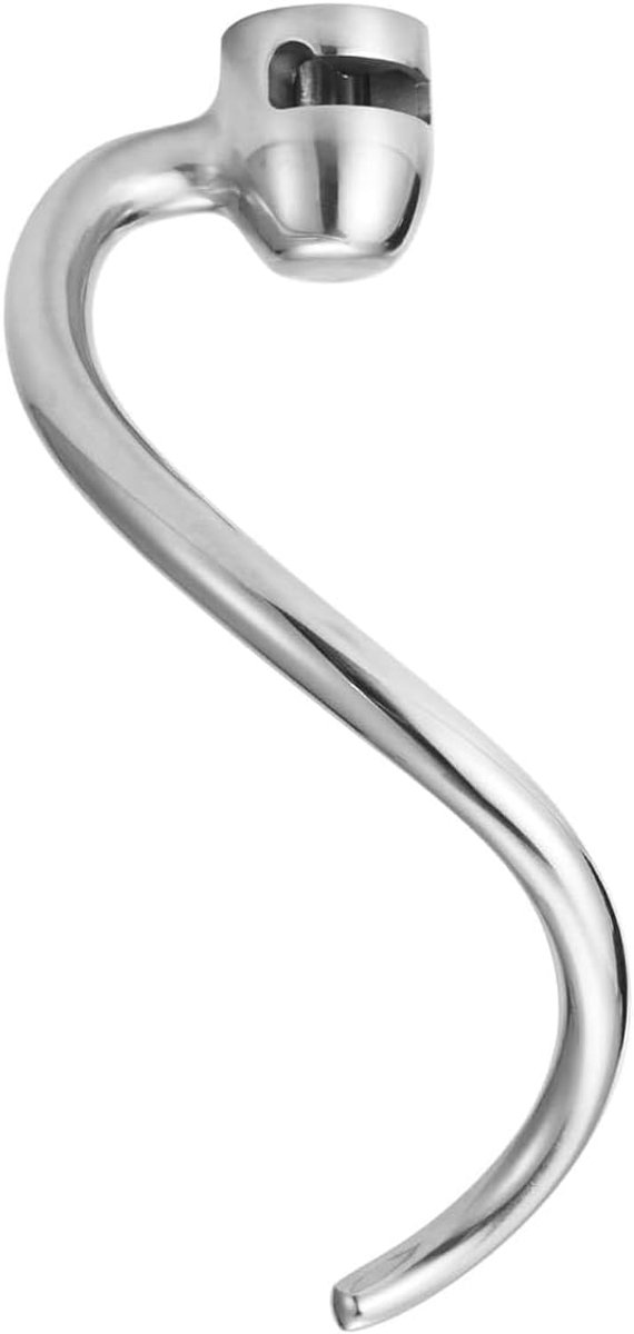 SnelShoppen - RVS Spiral Dough Hook Vervanging voor 6 Quart Bowl-Lift Mixer - Duurzame Kneedhaak voor Zware Deeg, Gemakkelijk te Reinigen, Perfect voo