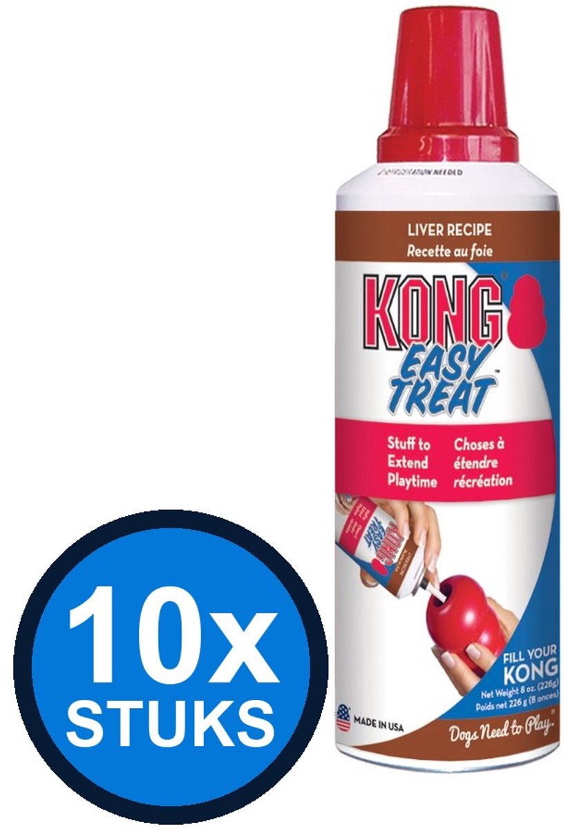 10x Kong - Easy treat liver 1st