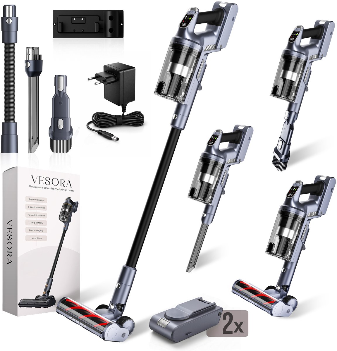 Vesora 3-in-1 Steelstofzuiger Basic