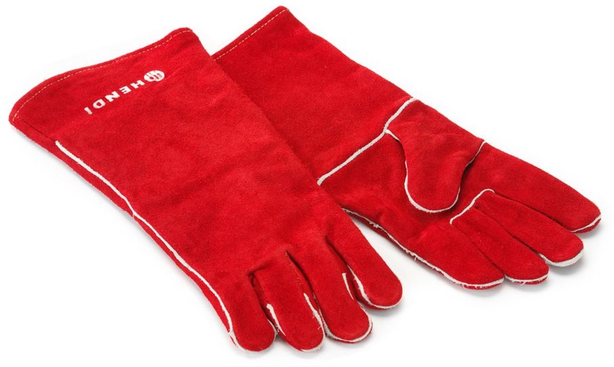 HENDI - Hittebestendige handschoenen, leer