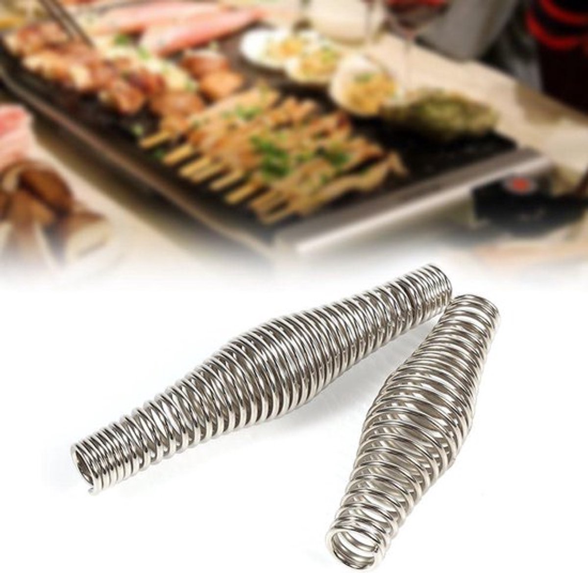 Roestvrij Stalen BBQ Pit Accessoires voor Fornuis en Grill - Lente, Handgreep, Ovengreep