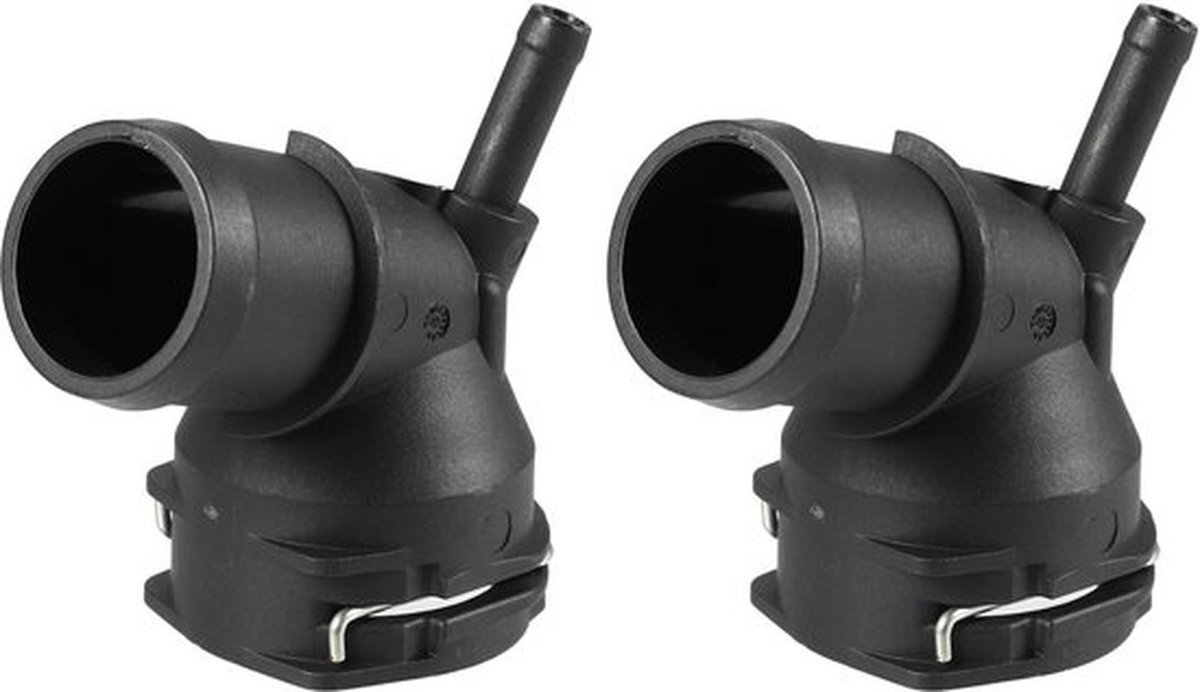 Motor Koelslang Connector - Radiator vervanging - Zwart - Duurzaam materiaal - Eenvoudige installatie - Geschikt voor Audi A3 - 2 stuks