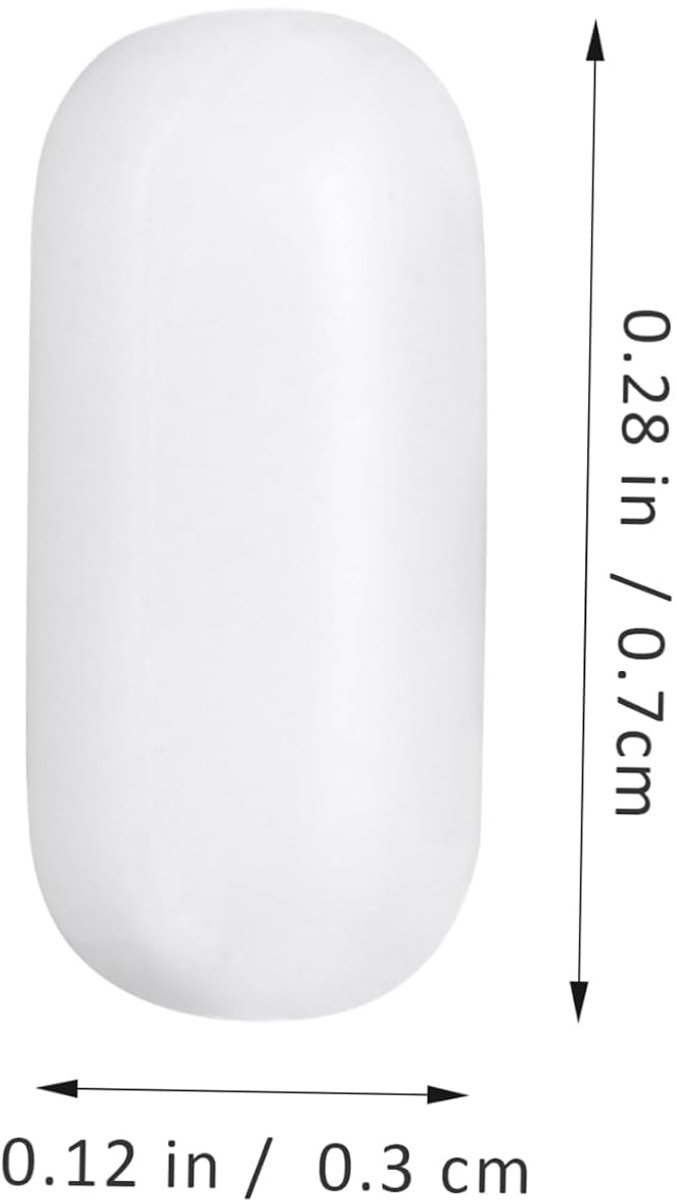 Magneetroerder Set - Roerstaafjes - Laboratorium Werk - Chemisch Bestendig - 25 Stuks - Wit — afbeelding 3