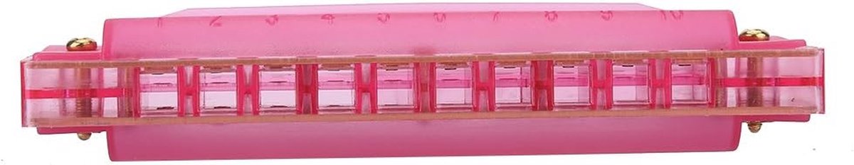 Mini Mondharmonica - Kindermuziek Speelgoed - Muziek Leren Spelen - Beginnervriendelijk Ontwerp - 11 cm - Rood