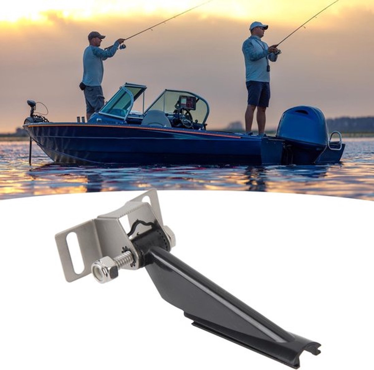 Transducerbeugel Hoge Stabiliteit - DSI-Skimmer Beugel - Lowrance Beugel - Duurzaam Metaal - 11 Stuks Set - Betrouwbare Ondersteuning - Transducersteun